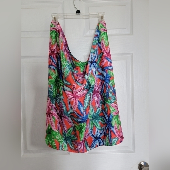 Zara Tropical Printed Scarf - Picture 6 of 9